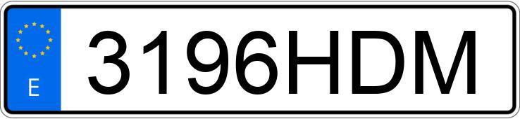 Numer rejestracyjny 3196HDM posiada FORD FOCUS