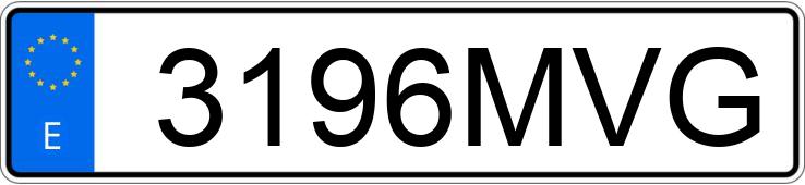 Numer rejestracyjny 3196MVG posiada KIA CEED