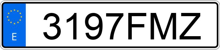 Numer rejestracyjny 3197FMZ posiada BMW SERIE 3