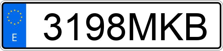 Numer rejestracyjny 3198MKB posiada VOLKSWAGEN T-ROC