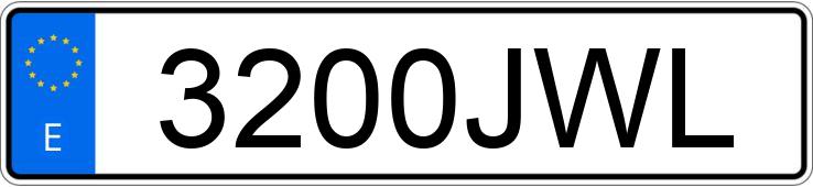 Numer rejestracyjny 3200JWL posiada DACIA SANDERO