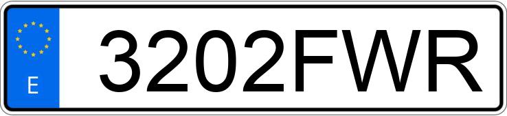 Numer rejestracyjny 3202FWR posiada AUDI A3 Numer rejestracyjny 3202FWR posiada AUDI A3