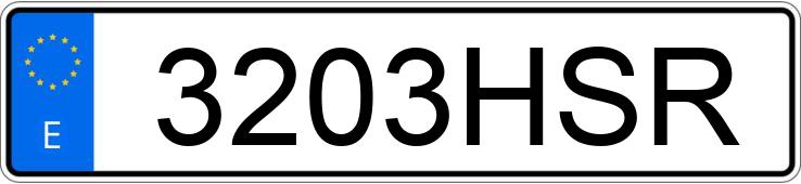 Numer rejestracyjny 3203HSR posiada RENAULT MEGANE EXPRESSION 1.5DCI 90