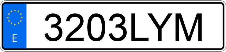 Numer rejestracyjny 3203LYM posiada KIA STONIC