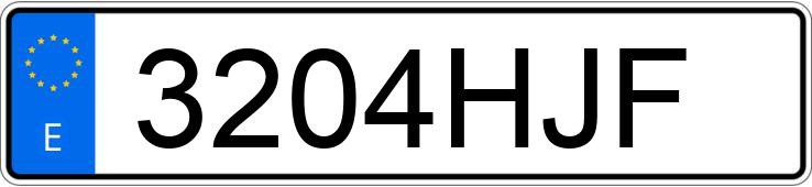 Pirat drogowy w pojeździe o numerach rejestracyjnych 3204HJF