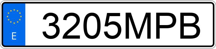 Numer rejestracyjny 3205MPB posiada SKODA FABIA