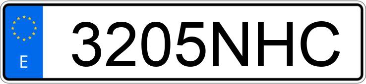 Numer rejestracyjny 3205NHC posiada CITROEN C3