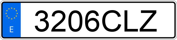 Numer rejestracyjny 3206CLZ posiada MITSUBISHI MONTERO SPORT