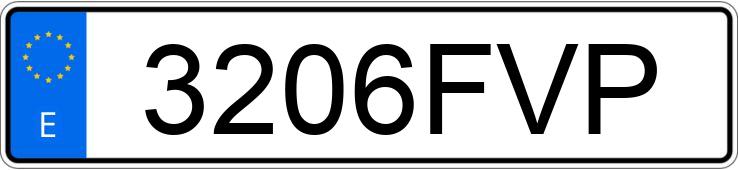 Numer rejestracyjny 3206FVP posiada MERCEDES CLS (219)