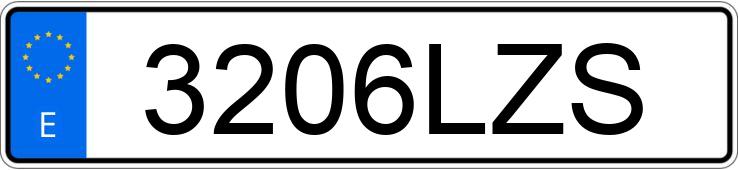 Numer rejestracyjny 3206LZS posiada TOYOTA YARIS