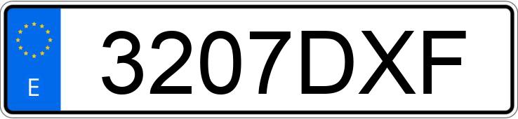 Numer rejestracyjny 3207DXF posiada CITROEN BERLINGO