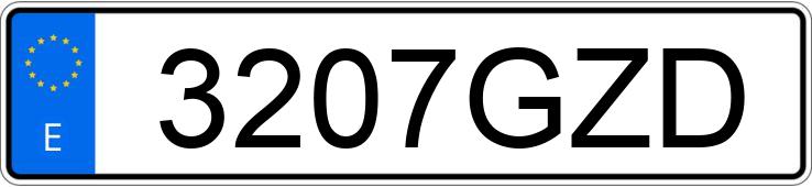 Numer rejestracyjny 3207GZD posiada RENAULT LAGUNA