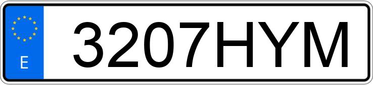 Numer rejestracyjny 3207HYM posiada DACIA SANDERO