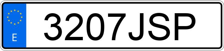 Registreringsnummeret 3207JSP har BMW SERIE 1