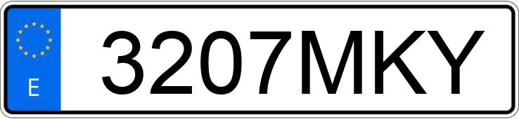 Numer rejestracyjny 3207MKY posiada VOLKSWAGEN CADDY