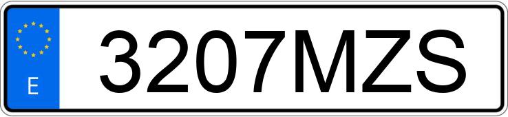 Numer rejestracyjny 3207MZS posiada RENAULT KANGOO