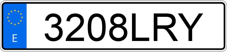Numer rejestracyjny 3208LRY posiada BMW SERIE 3