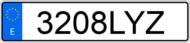 Numer rejestracyjny 3208LYZ posiada NISSAN QASHQAI