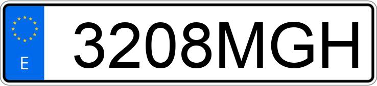 Numer rejestracyjny 3208MGH posiada FORD TRANSIT