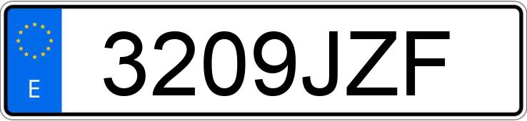 Numer rejestracyjny 3209JZF posiada RENAULT TRAFIC