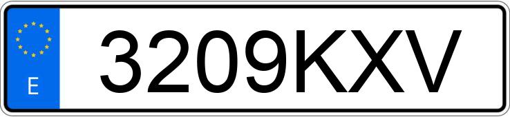 Numer rejestracyjny 3209KXV posiada DACIA DUSTER