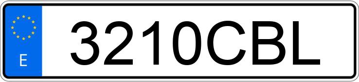 Numer rejestracyjny 3210CBL posiada CITROEN SAXO