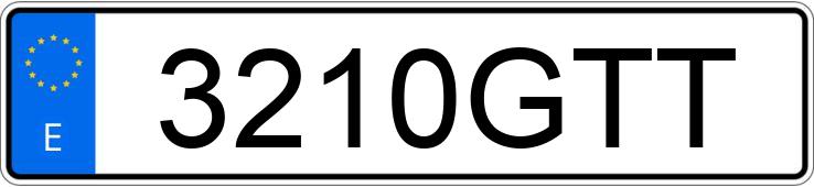 Numer rejestracyjny 3210GTT posiada TOYOTA AURIS