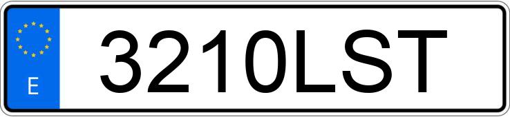 Numer rejestracyjny 3210LST posiada TOYOTA YARIS