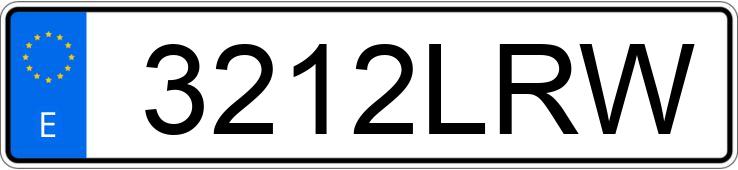 Numer rejestracyjny 3212LRW posiada SKODA OCTAVIA