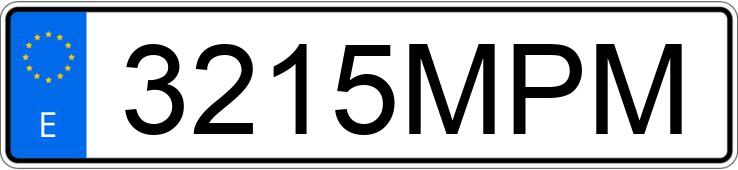 Numer rejestracyjny 3215MPM posiada SEAT LEON