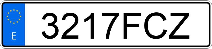 Numer rejestracyjny 3217FCZ posiada LAND ROVER DISCOVERY
