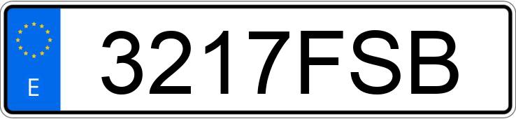 Numer rejestracyjny 3217FSB posiada MERCEDES C (203)