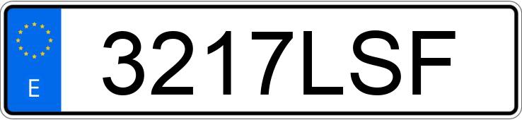 Numer rejestracyjny 3217LSF posiada KIA RIO