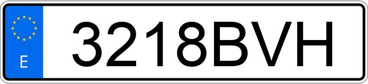 Numer rejestracyjny 3218BVH posiada BMW SERIE 5