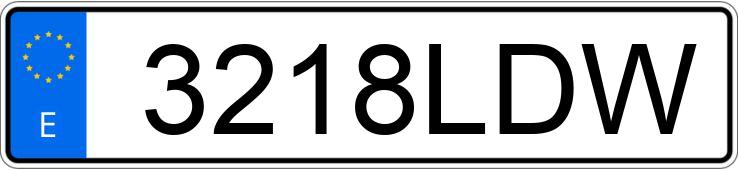 Numer rejestracyjny 3218LDW posiada BMW G Numer rejestracyjny 3218LDW posiada BMW G