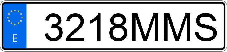 Numer rejestracyjny 3218MMS posiada BMW SERIE 3