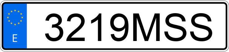 Numer rejestracyjny 3219MSS posiada OPEL ASTRA