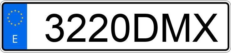 Numer rejestracyjny 3220DMX posiada PEUGEOT 407