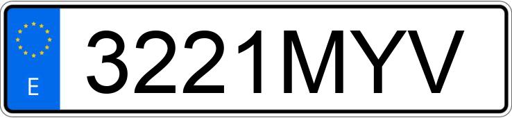 Numer rejestracyjny 3221MYV posiada VOLKSWAGEN T-CROSS