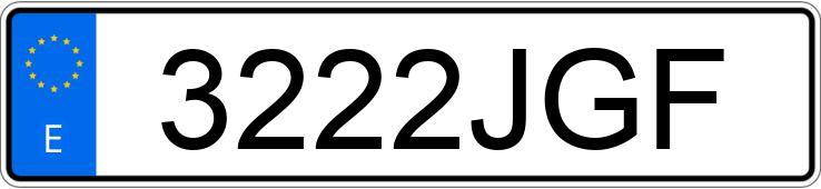 Numer rejestracyjny 3222JGF posiada SMART FORTWO COUPE