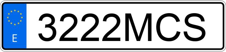 Numer rejestracyjny 3222MCS posiada BMW SERIE 1