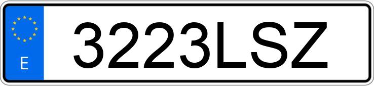 Numer rejestracyjny 3223LSZ posiada SEAT ARONA Numer rejestracyjny 3223LSZ posiada SEAT ARONA