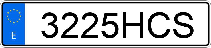 Numer rejestracyjny 3225HCS posiada SEAT ALTEA XL