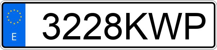 Numer rejestracyjny 3228KWP posiada PEUGEOT 308