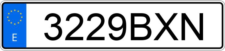 Numer rejestracyjny 3229BXN posiada VOLKSWAGEN GOLF Numer rejestracyjny 3229BXN posiada VOLKSWAGEN GOLF