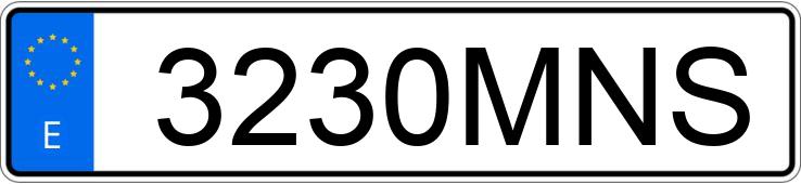 Numer rejestracyjny 3230MNS posiada FORD MUSTANG Numer rejestracyjny 3230MNS posiada FORD MUSTANG