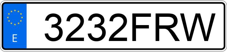 Numer rejestracyjny 3232FRW posiada FORD FIESTA Numer rejestracyjny 3232FRW posiada FORD FIESTA