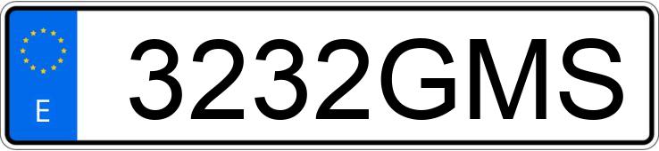 Numer rejestracyjny 3232GMS posiada OPEL ASTRA GTC