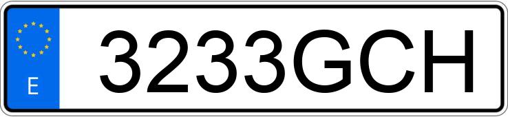 Numer rejestracyjny 3233GCH posiada HONDA ACCORD