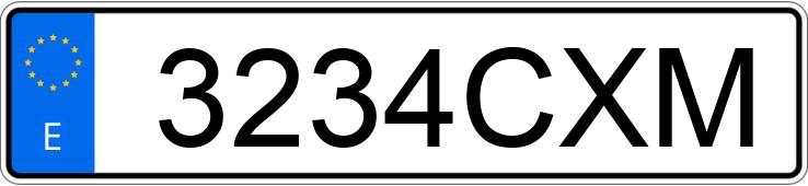 Numer rejestracyjny 3234CXM posiada SEAT CORDOBA